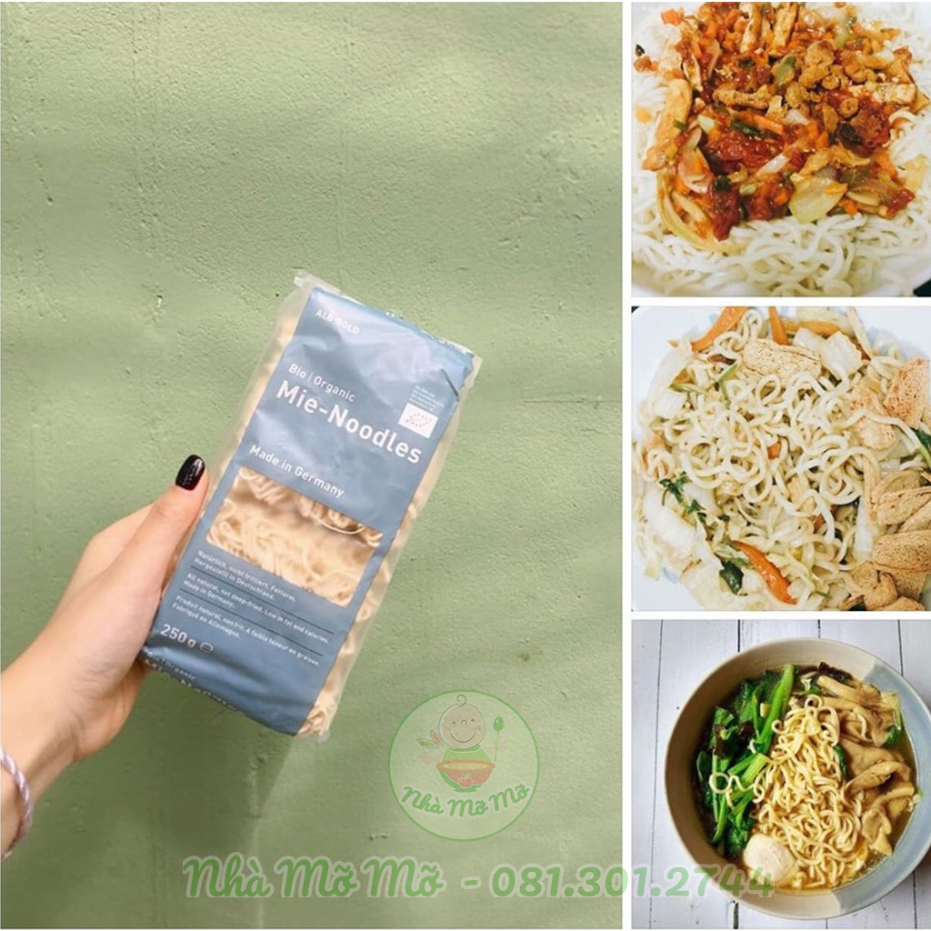 Mì Hữu Cơ Ăn Liền Cho Bé  Alb-Gold Organic Instant Noodles Đức - Nhà Mỡ
