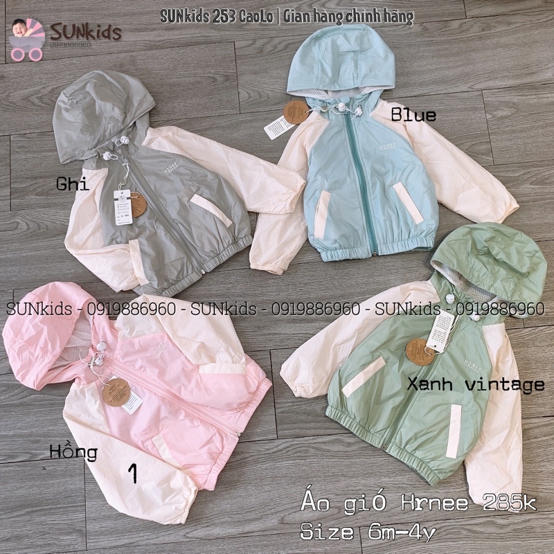 Áo khoác gió 2 lớp chống thấm cao cấp - Hrnee