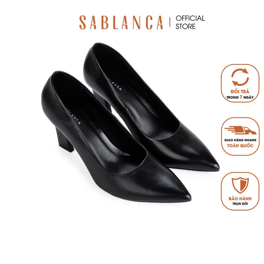 Giày cao gót nữ mũi nhọn Sablanca BN0152