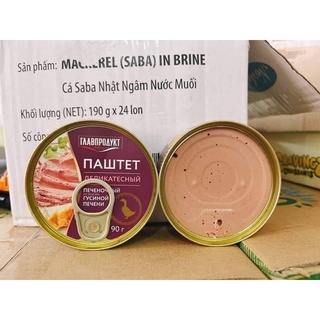 Pate gan ngỗng nhập khẩu Nga hộp 90g
