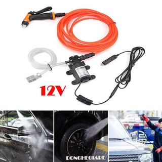 Máy rửa xe mini máy xịt rửa ô tô 12v - DCG