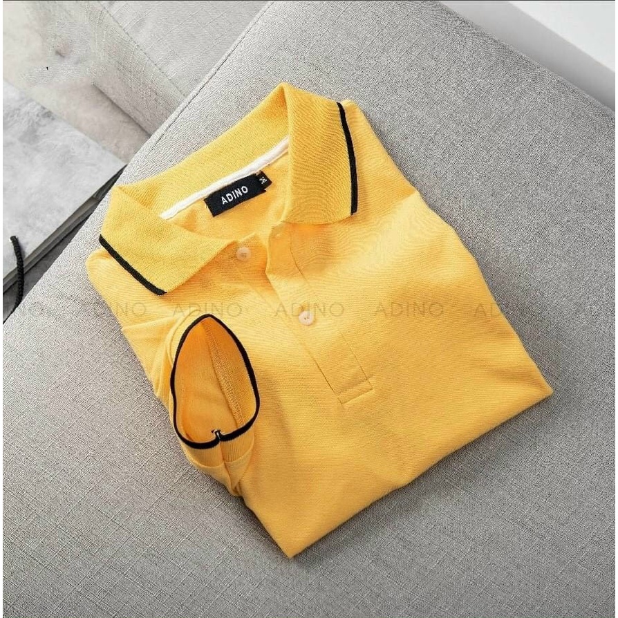 Áo polo, áo polo nam nữ phối viền mặc đồ đôi nam nữ siêu đẹp phom dáng chuẩn - Bô store
