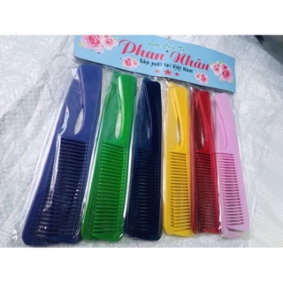 💥 Lố 12 Cây Lược CÁN CONG, Phan Nhân Lớn (dài 20cm)