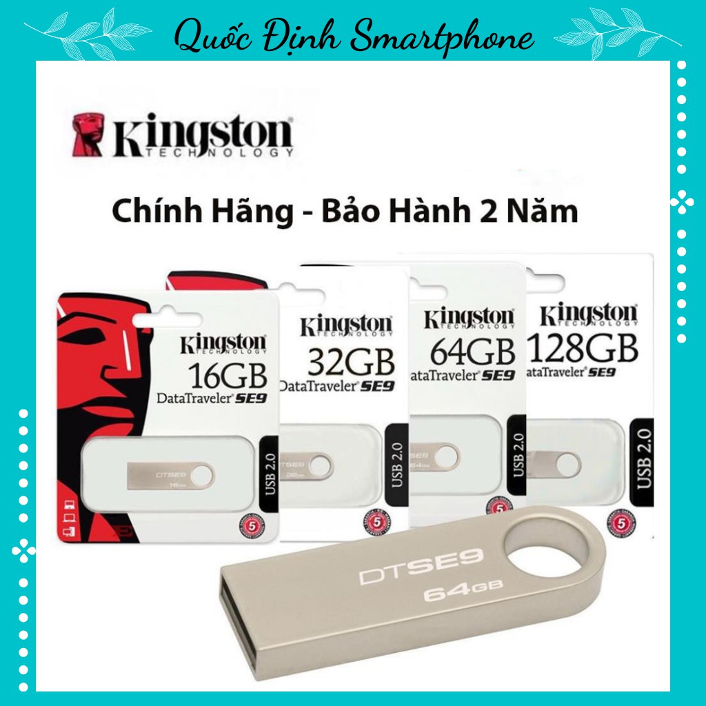 USB Kingston 🔥[BÁN CHẠY NHẤT]🔥 Dung lượng 8GB/16GB/32GB - Dùng để SAVE dữ liệu - CHỐNG NƯỚC | Bào hành 02 năm
