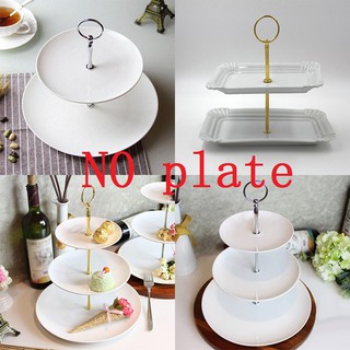 Giá đỡ đĩa 2/3 tầng tùy chọn bằng hợp kim kẽm để đựng bánh nướng nhỏ/tráng miệng/bánh cưới/tiệc đứng (có bán lẻ)