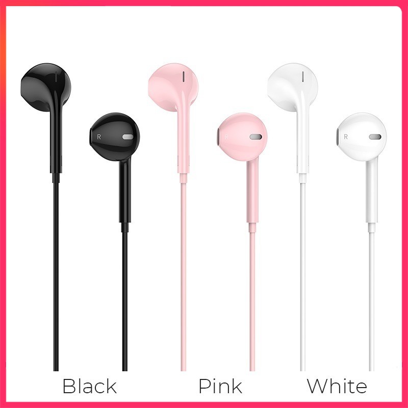 Tai nghe nhét tai thể thao hoco M55 chính hãng có mic và jack 3.5mm - Mee store 247