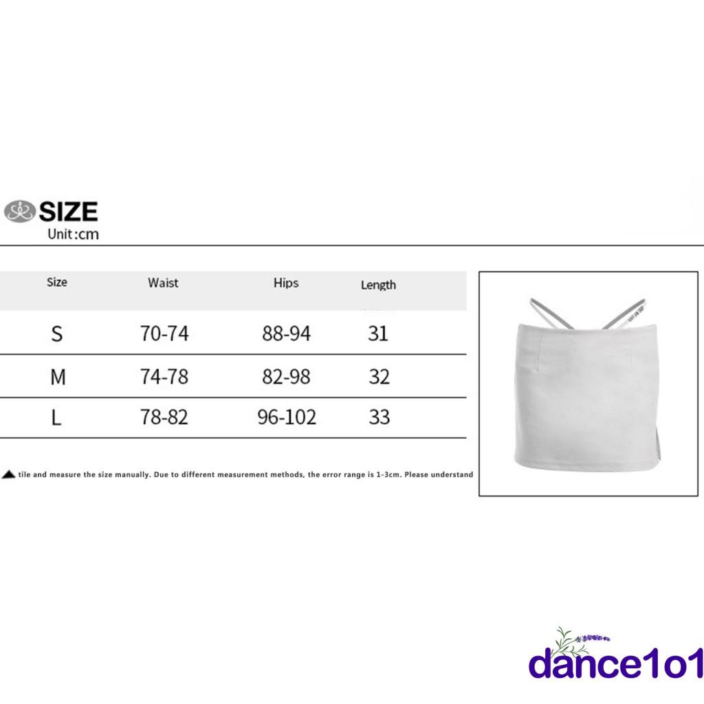 Chân Váy Chữ A Màu Trơn Xẻ Tà Kèm Quần Lót Lọt Khe Thời Trang Mùa Hè Cho Nữ Khiêu Vũ 1O1