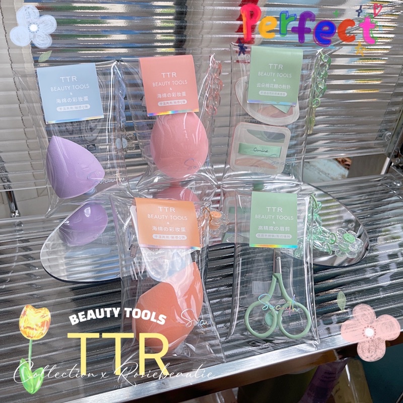 Bông Mút Tán Nền TTR x Rosiebeautie Tone Pastel Siêu Mềm Nhiều Dáng Nhiều Kiểu