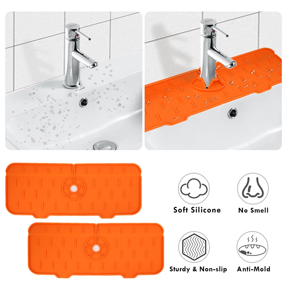 Tấm Chắn Bắn Nước Bằng Silicone Gắn Vòi Nước Tiện Dụng