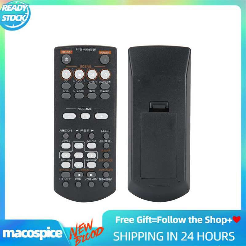 Macospice DVD AV Remote Control For Yamaha RAV28 RAV34 RAV250 RX-V361 RX-V365 HTIB-680