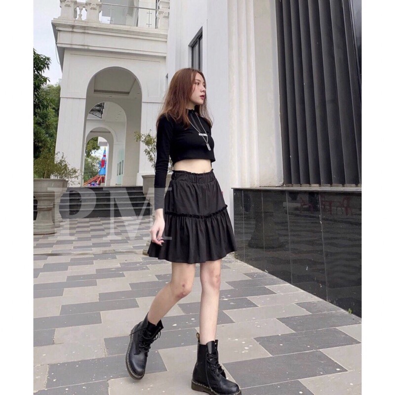 CHÂN VÁY NGẮN HAI TẦNG KÈM QUẦN ĐÙI | BigBuy360 - bigbuy360.vn