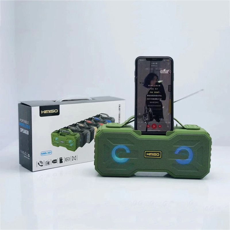 [RẺ NHẤT SHOPEE] Loa Bluetooth Kimiso KMS301 Xách Tay, Hỗ Trợ Đài Radio FM, Công Suất Lớn