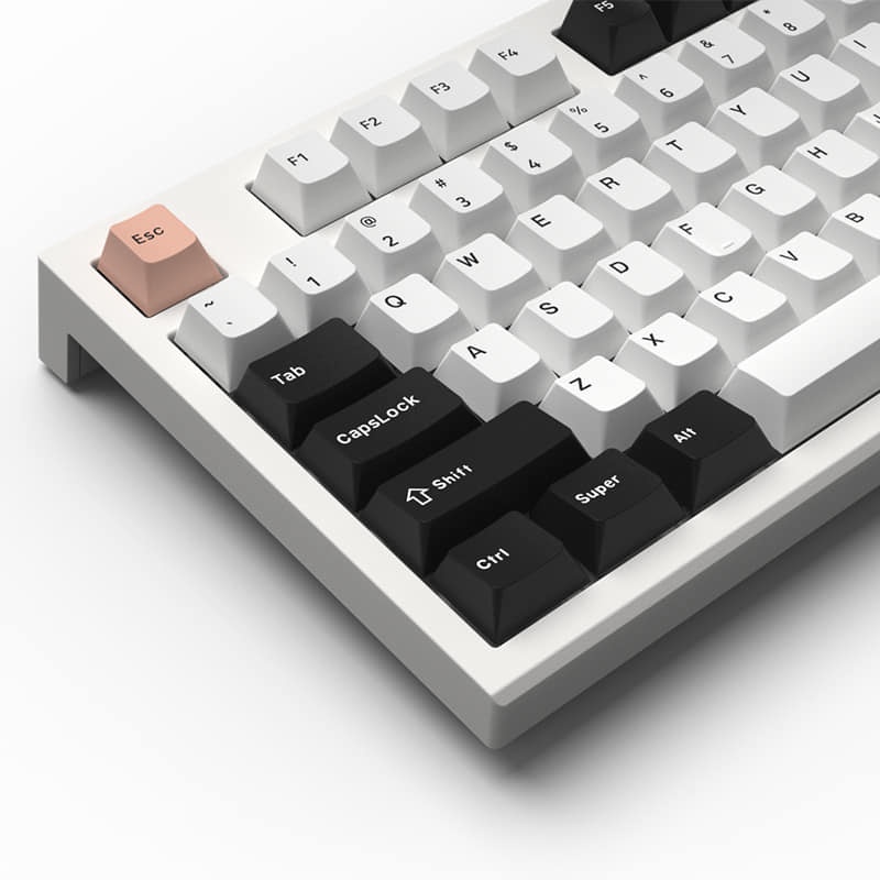 Bàn phím cơ FL-Esports FL750 CPM White Olivia/ Metal Heart I Gasket Mount I 3 Mode - Hàng chính hãng