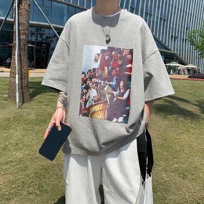 Áo Thun Tay Ngắn Dáng Rộng In Chữ Phong Cách Hip Hop Thời Trang Mùa Hè Cho Nam Giới Có size M-5XL