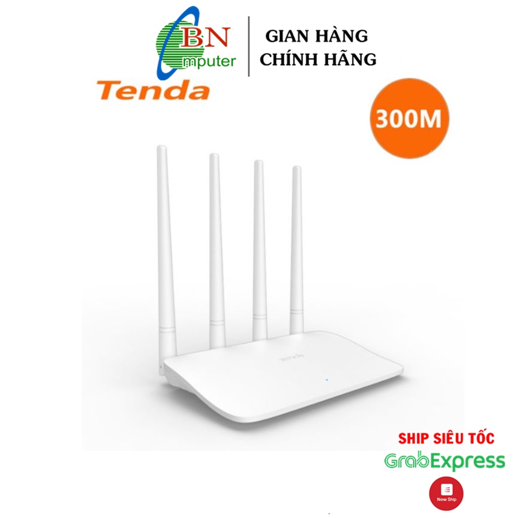 Bộ Phát Wifi 4 Anten Tenda F6 Tốc Độ Truy Cập 300Mbps