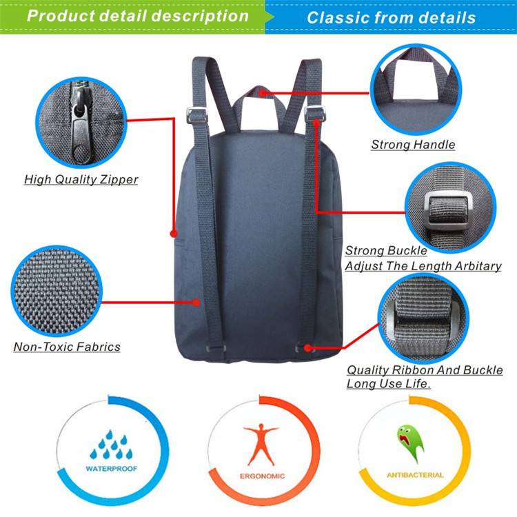 Ba lô học sinh in hình cầu vồng dễ thương