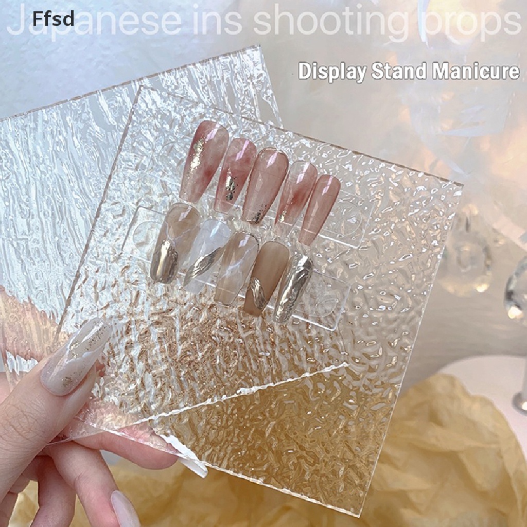 [Hàng mới về] Giá trưng bày móng tay giả bằng acrylic tiện dụng