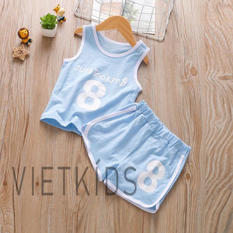 FREESHIP - Bộ quần áo 3 lỗ bé trai Richkid Quần áo sát nách cho bé từ 8 - 24kg