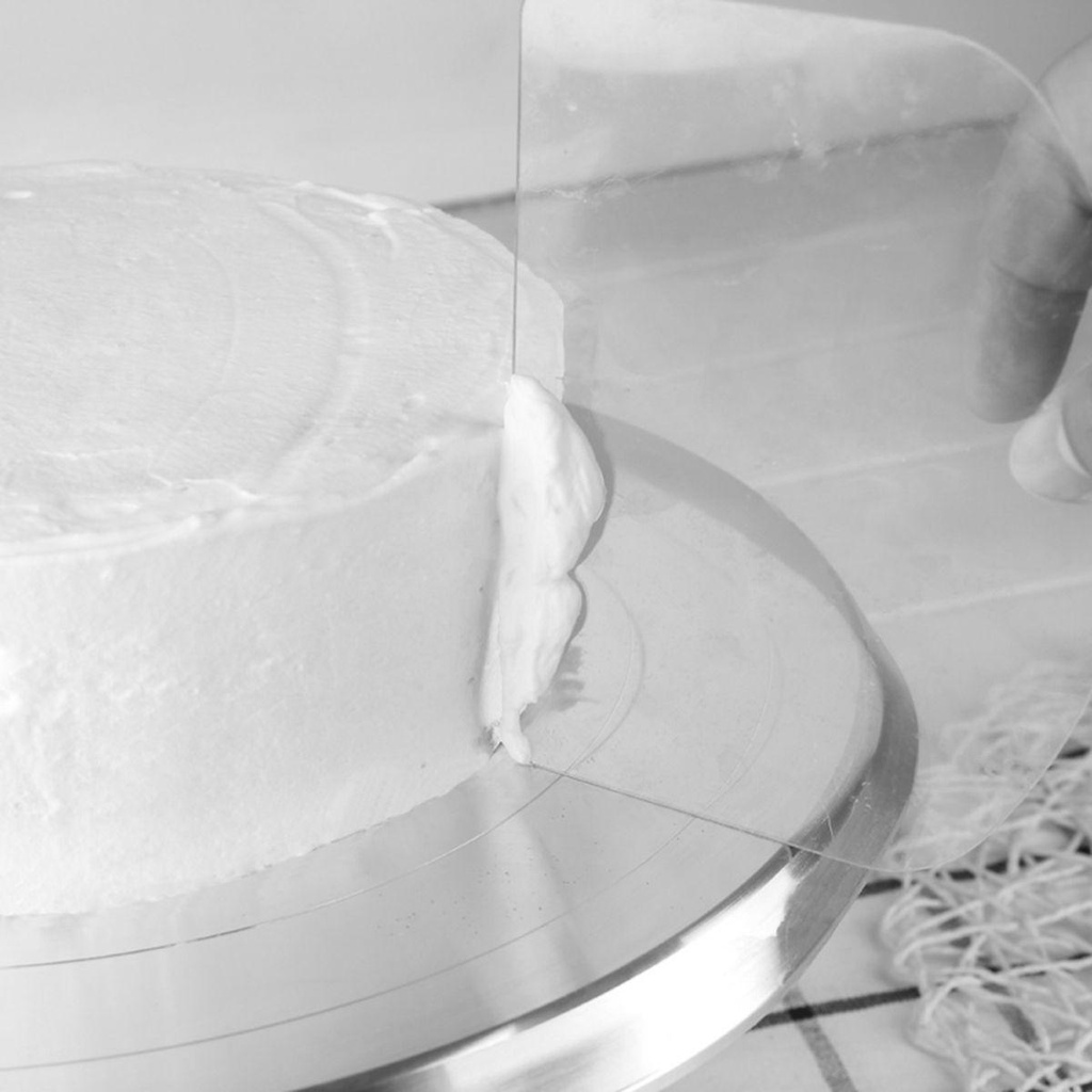 Dụng Cụ Chà Láng Bánh Kem Bằng Nhựa Linh Hoạt DIY