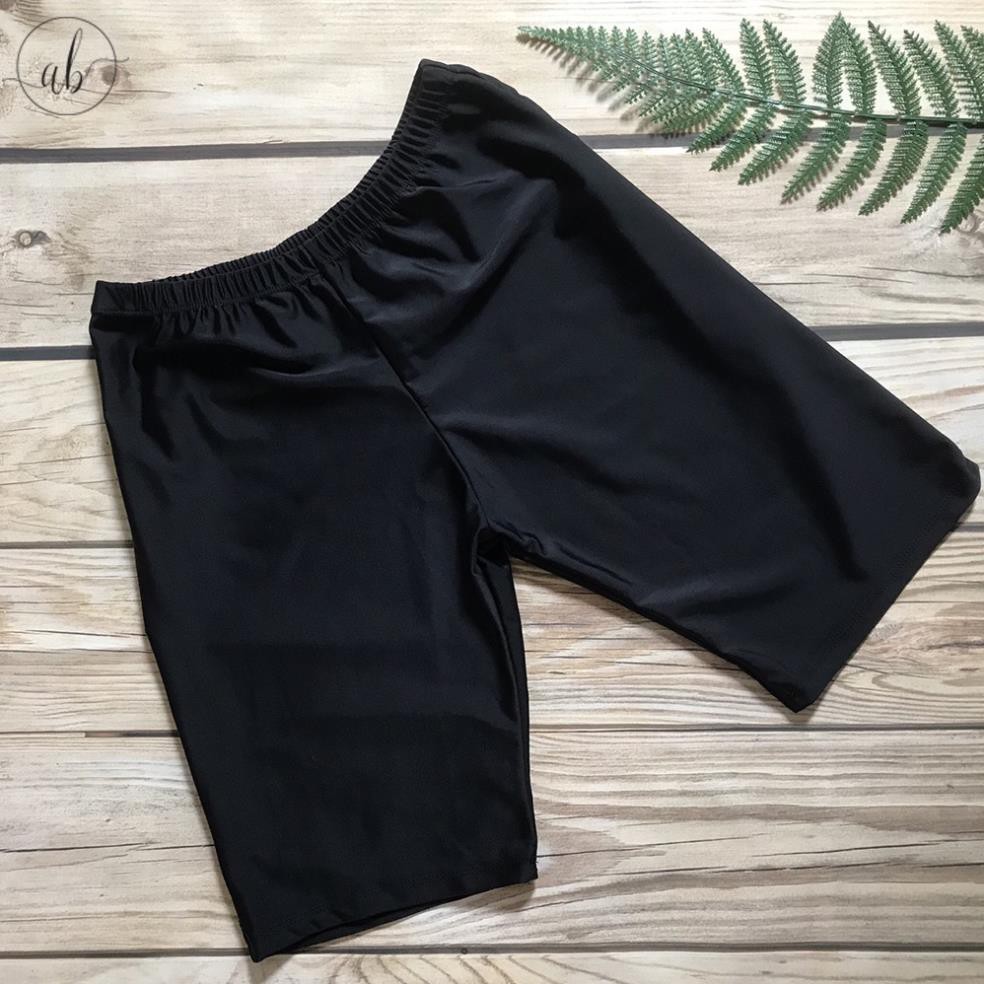 Quần bơi nữ lửng trên gối - Quần tập thể thao gym, yoga, thể dục, legging Freesize (40-60kg) ! | BigBuy360 - bigbuy360.vn