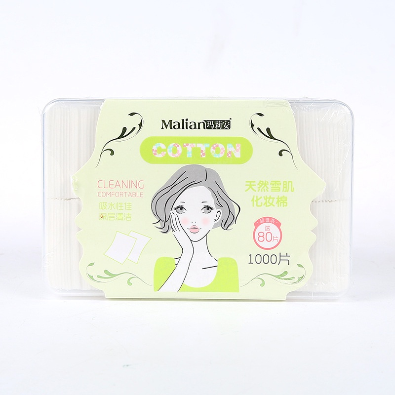 ✎miếng bông Marion, bông tẩy trang, miếng bông tẩy trang đóng hộp, bông tẩy trang giá sỉ, đóng hộp 1000 miếng 9213