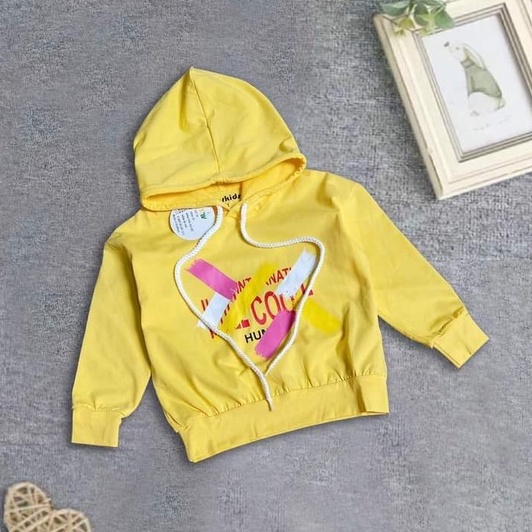 Áo khoác hè hoodie cho mẹ và bé gái siêu xinh size 10-60kg