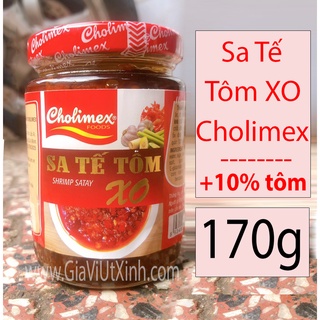 SA TẾ TÔM XO CHOLIMEX 170G - CHOLIMEX XO SHRIMP SATAY