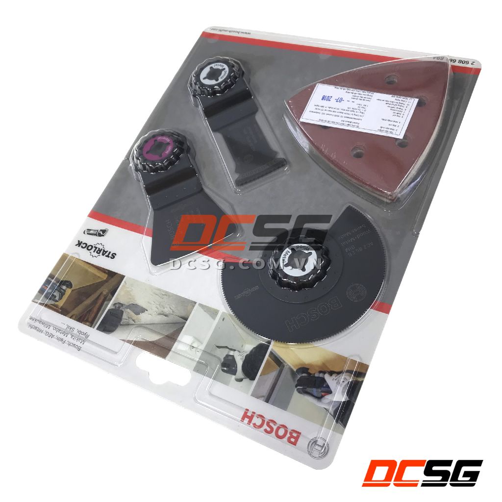 Bộ phụ kiện 13 chi tiết cho máy cắt đa năng Bosch 2608661694 | DCSG