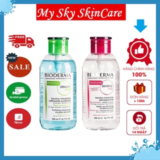 Nước Tẩy Trang Bioderma 500ml[ 𝑪𝒉𝒖𝒂̂̉𝒏 𝑪𝒉𝒊́𝒏𝒉 𝑯𝒂̃𝒏𝒈 ] Hàng Nội Địa Pháp Có Nút Nhấn