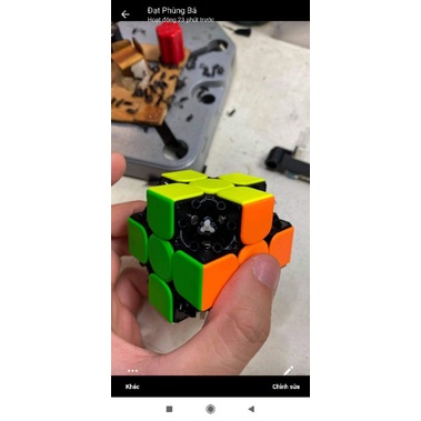 Rubik 3x3 GAN 356 RS Màu mới ốc Numberical MKL