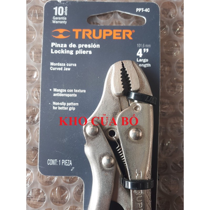 Kềm bấm chết 4in Truper - 17419 - 17419