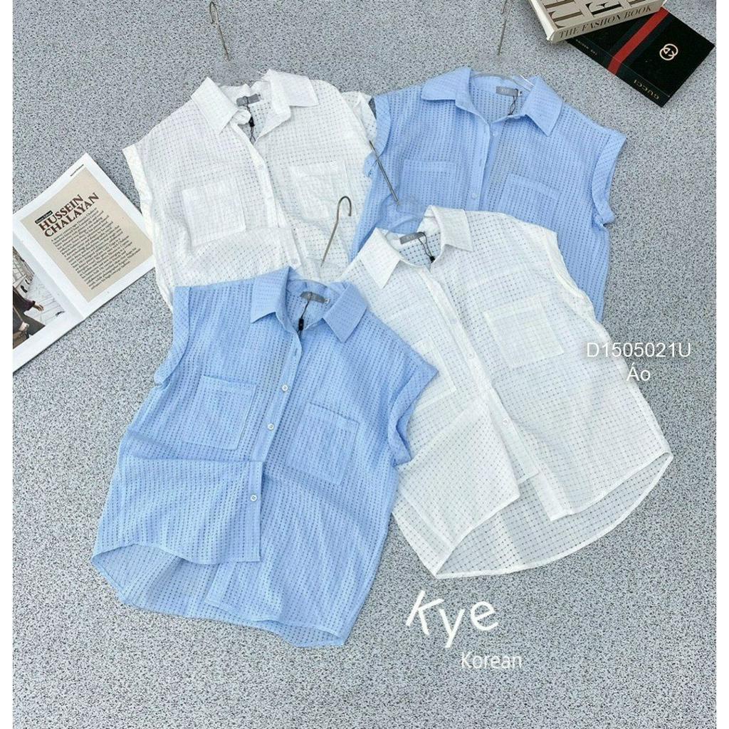 Áo sơ mi đũi sát nách 2 túi!