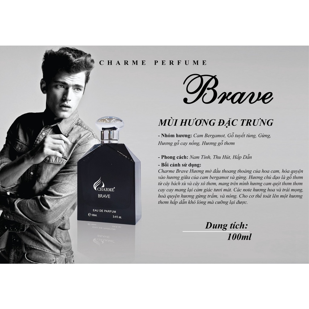 Nước hoa Charme Brave 100ml