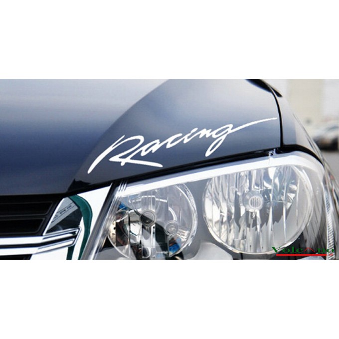 Decal dán xe RACING - dán trang trí xe đẹp