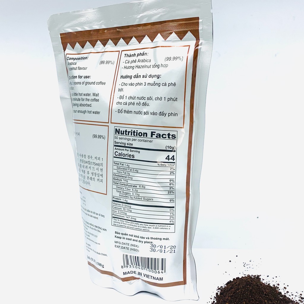 Cà phê Con Sóc Bịch Nâu( 500gam) | BigBuy360 - bigbuy360.vn