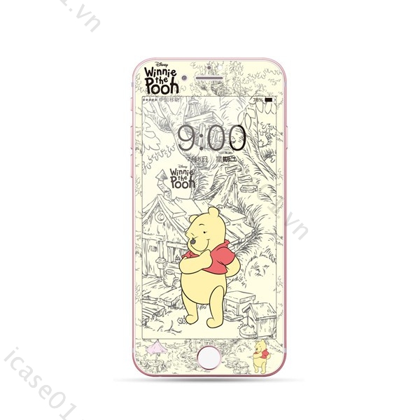 Kính Cường Lực Toàn Màn Hình Họa Tiết Hoạt Hình Cho Iphone8 Iphone7 Plus Se2 I6 I6S I8 I7 Iphone 6 6s 7 8 7plus 8plus