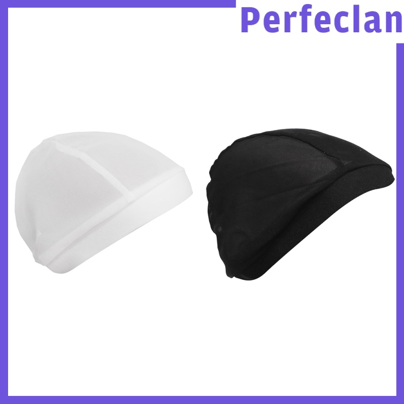 Set 2 mũ trùm đầu turban vải lưới đàn hồi sử dụng khi ngủ tiện lợi cho nam và nữ