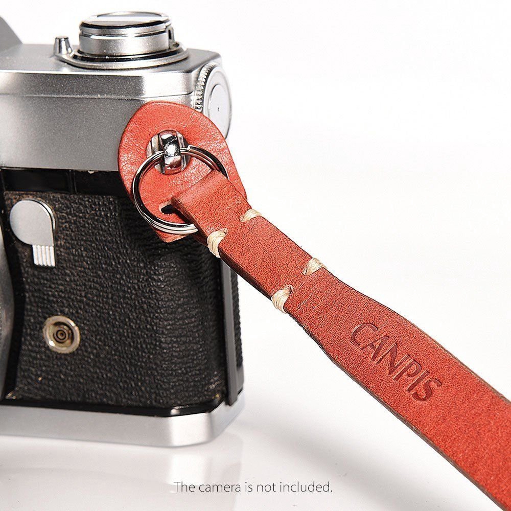 CANPIS Dây đeo máy ảnh bằng da thật handmade