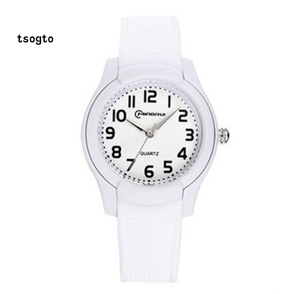 Đồng Hồ Đeo Tay Dây Silicon Mềm Chống Nước Cho Bé