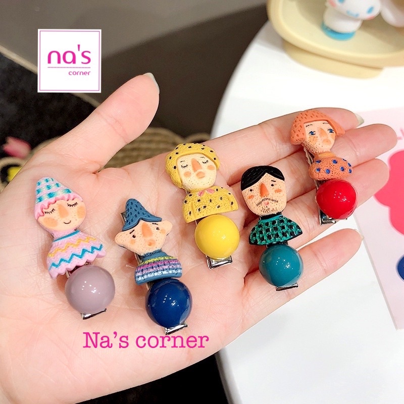 Kẹp tóc mỏ vịt nhỏ hình ảnh ngộ nghĩnh 3.3cm 4.5cm