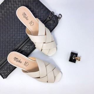 Dép đan dây da thật - 1042