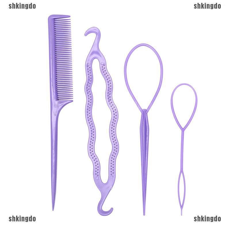 Set 4 dụng cụ tạo kiểu tóc tiện dụng bền bỉ
