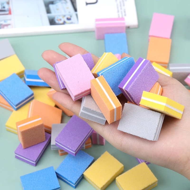 [Hàng mới về] Set 5 khối giũa móng tay mini chuyên nghiệp tiện dụng DIY