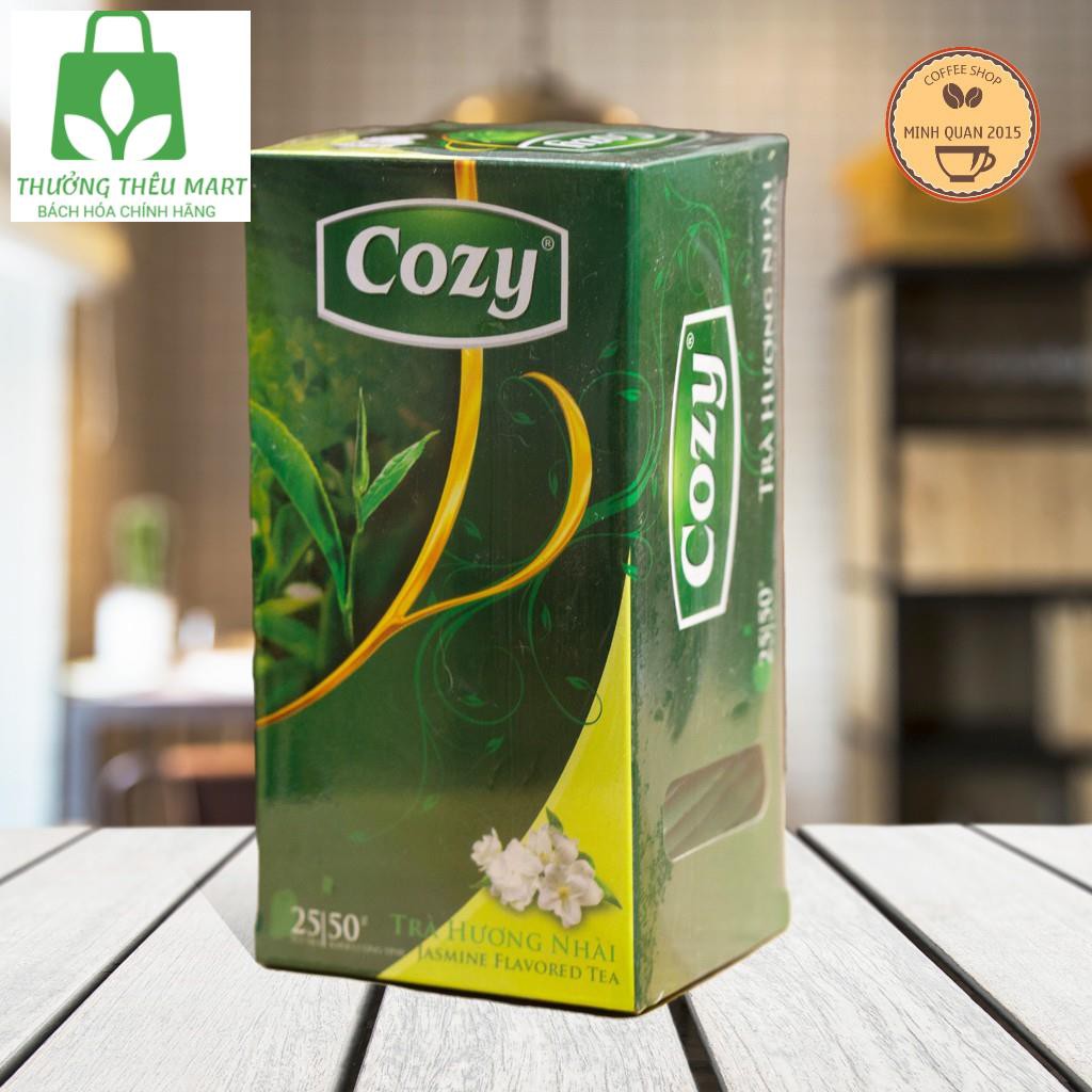 Trà Cozy Túi Lọc Hương Nhài, Sen, Dâu , Đào, Bạc Hà Hộp, Trà Xanh