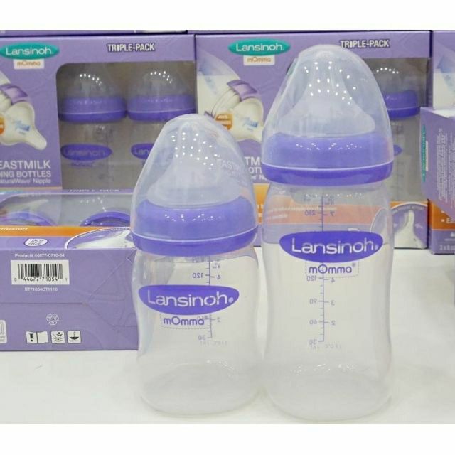 ] 🇺? Bình sữa Lansinoh Momma Mỹ 160ml/240ml (chính hãng)