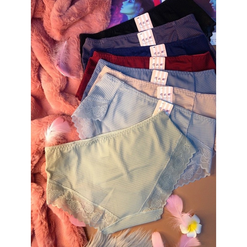 Quần Lót su Ren cạp cao Siêu mịn - Quần chip đúc su M2207