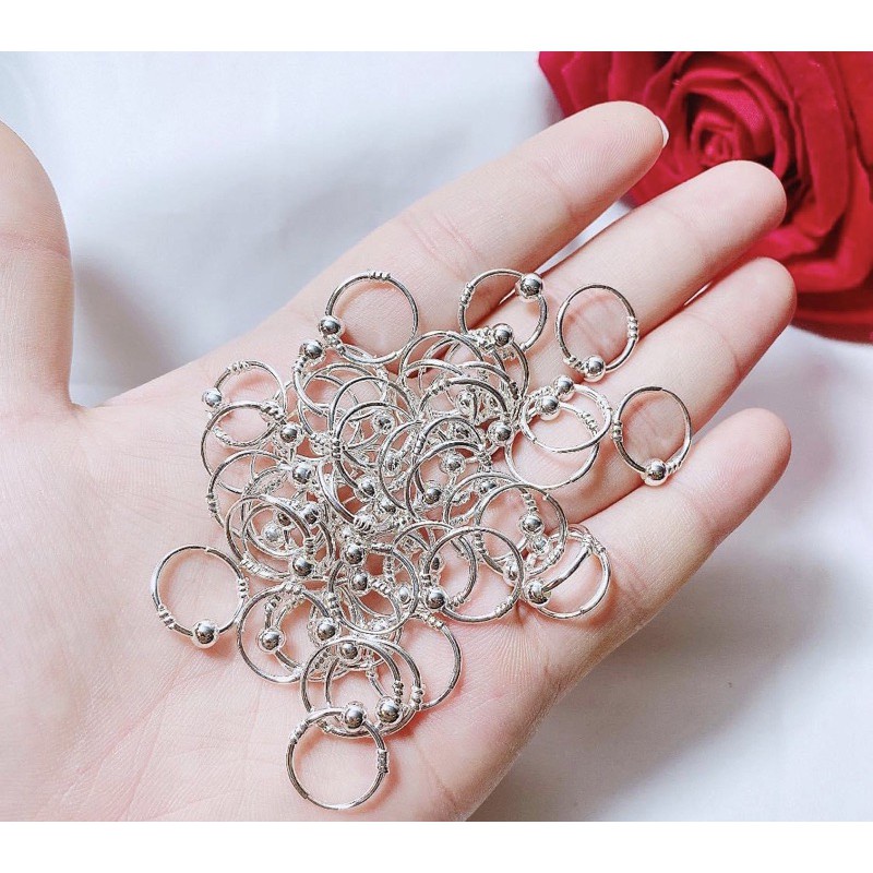 Bông tai trẻ em..Bông tai dạng bấm bạc ta , bông tai nữ , bông trẻ em-g 30