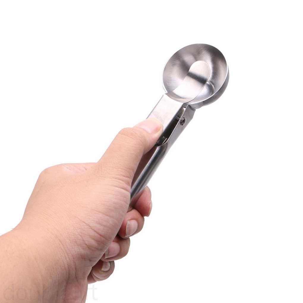 Muỗng múc kem viên bằng thép không gỉ an toàn tiện dụng