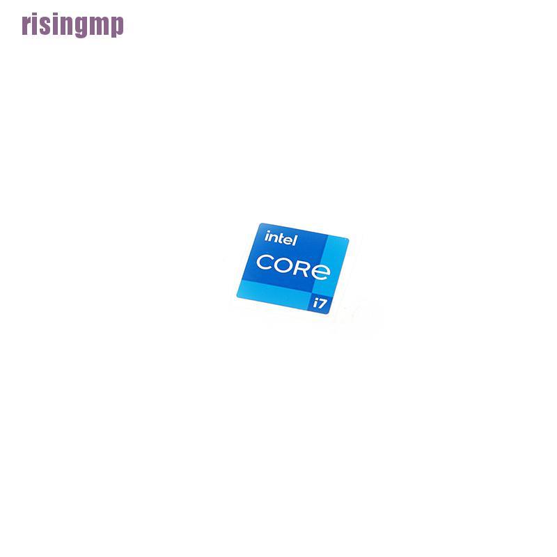 Miếng Dán Trang Trí logo Intel i3 i5 i7 i9 11th Core Duo Chất Lượng Cao