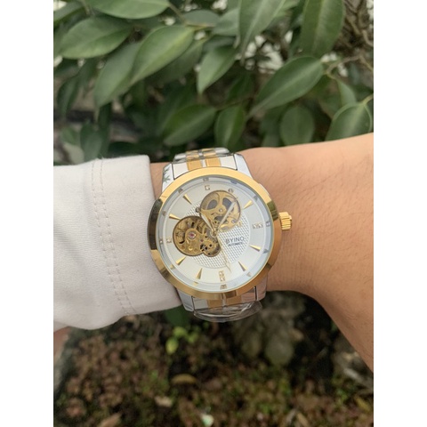 Đồng Hồ Cơ Nam Automatic Byino Chính Hãng- Đồng Hồ Nam Dây Kim Loại Chống Nước 5ATM Bảo Hành 24 Tháng Cho Xem Hàng | BigBuy360 - bigbuy360.vn